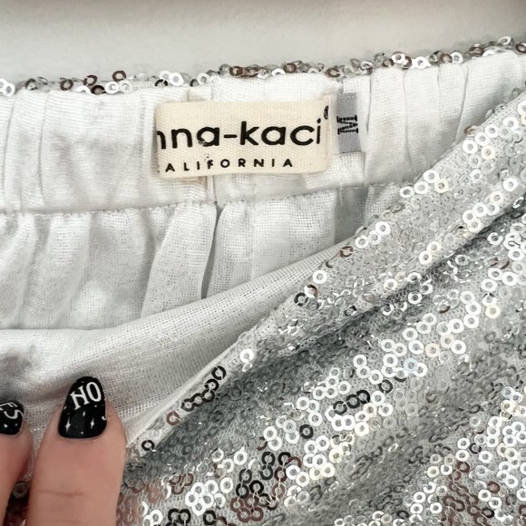 Silver Sequin Skirt - Picture 15 of 15